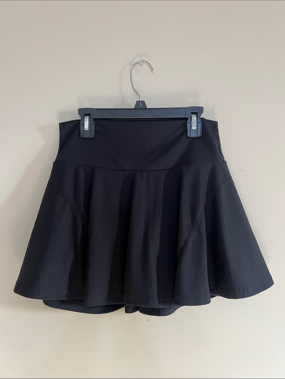 🏸🥊🚴‍♂️⛸️Santiny Black Athletic Skater Skirt with Built-In Shorts - Picture 5 of 10